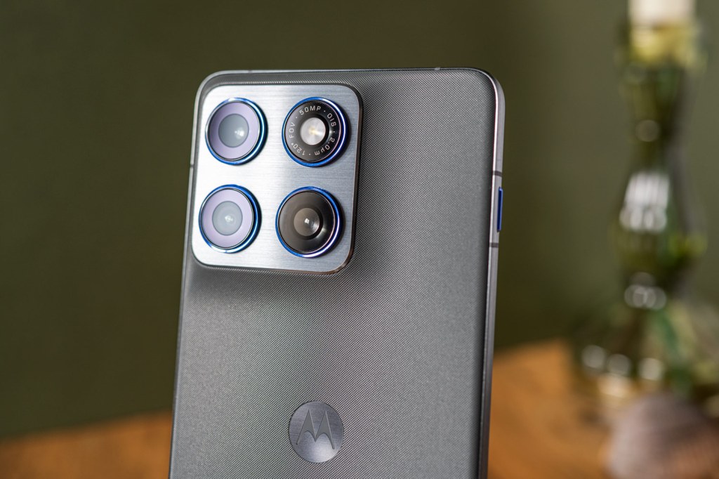 Motorola Edge 70 rear cameras, close up