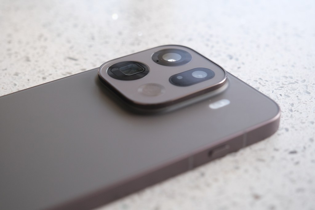 side on view of phone camera bezel