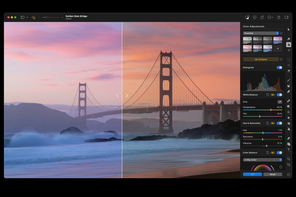 Apple Pixelmator Pro. Image: Apple