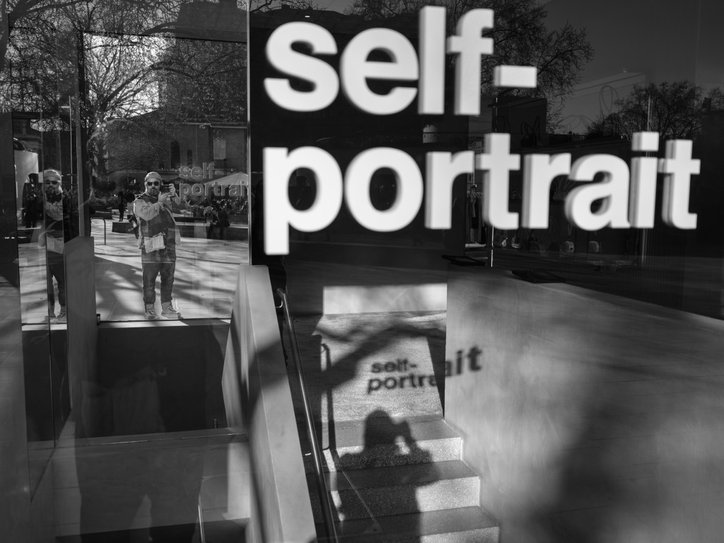 Selfie. Self Portrait, Kings Road, London, UK. March 27, 2025. Photo: Edmond Terakopian