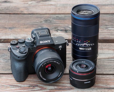 Sony Alpha A7 V with Viltrox, Samyang and Laowa lenses