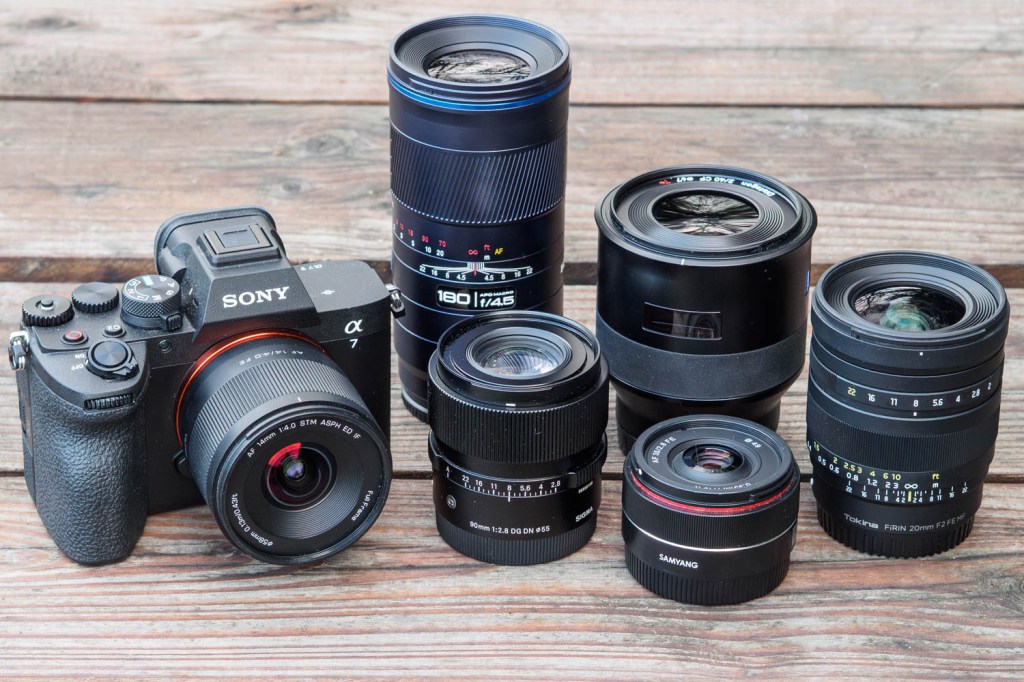 Sony Alpha A7 V with third party lenses