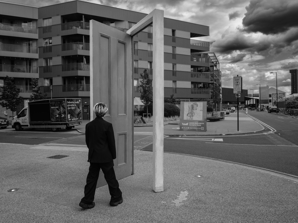 Mysterious doorway. Stratford, London, UK. Julu 07, 2025. Photo: Edmond Terakopian