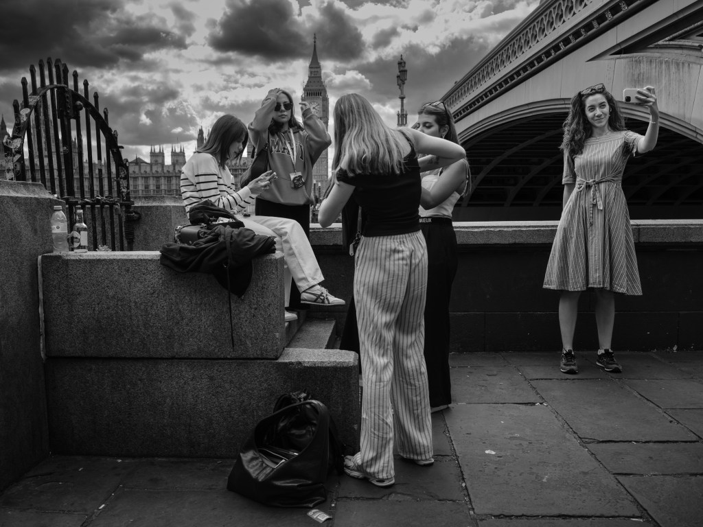 Everything, all at once. A human mosaic of activity by the River Thames. Westminster, London, UK. July 09, 2025. Photo: Edmond Terakopian