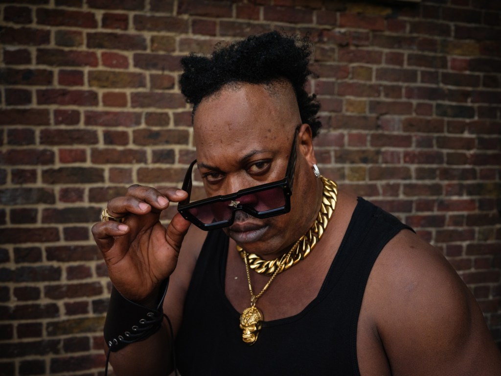 Ragga Ruggie, photographed in Camden Market, London, UK. July 10, 2025. Photo: Edmond Terakopian