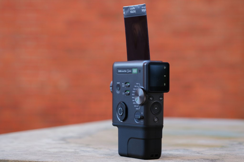 Fujifilm Instax Mini Evo Cinema with Instax print
