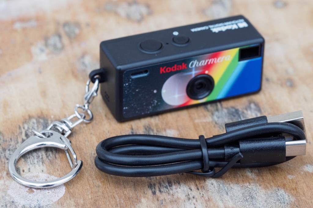 Kodak Charmera with accessories. 
