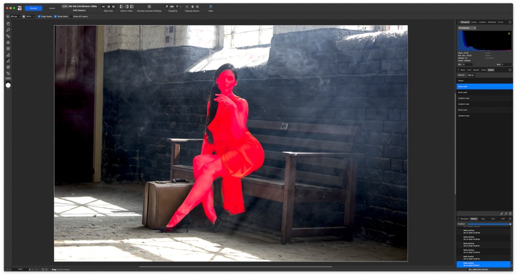Affinity masking tool