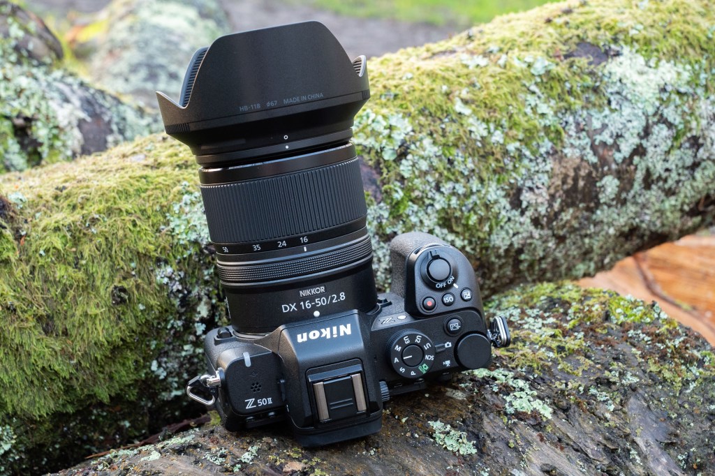 The Nikon 16-50mm f/2.8 DX lens mounted on a Nikon Z50 II
