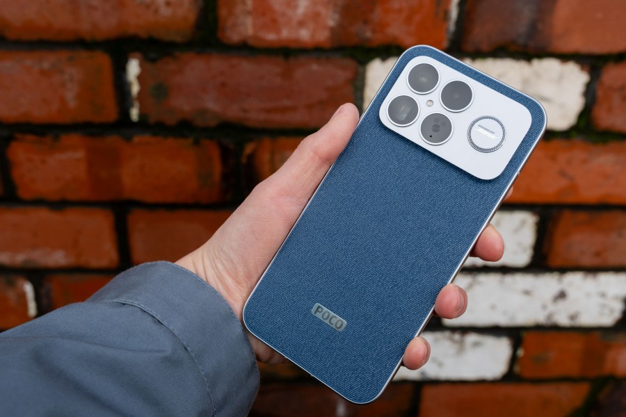 The Poco F8 Ultra in hand