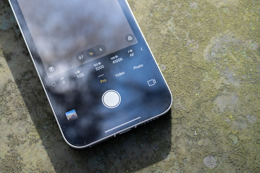 The "Pro" mode of the Poco F8 Ultra screen