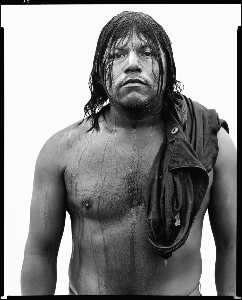 Unidentified migrant worker, Eagle Pass, Texas, December 10, 1979 by Richard Avedon