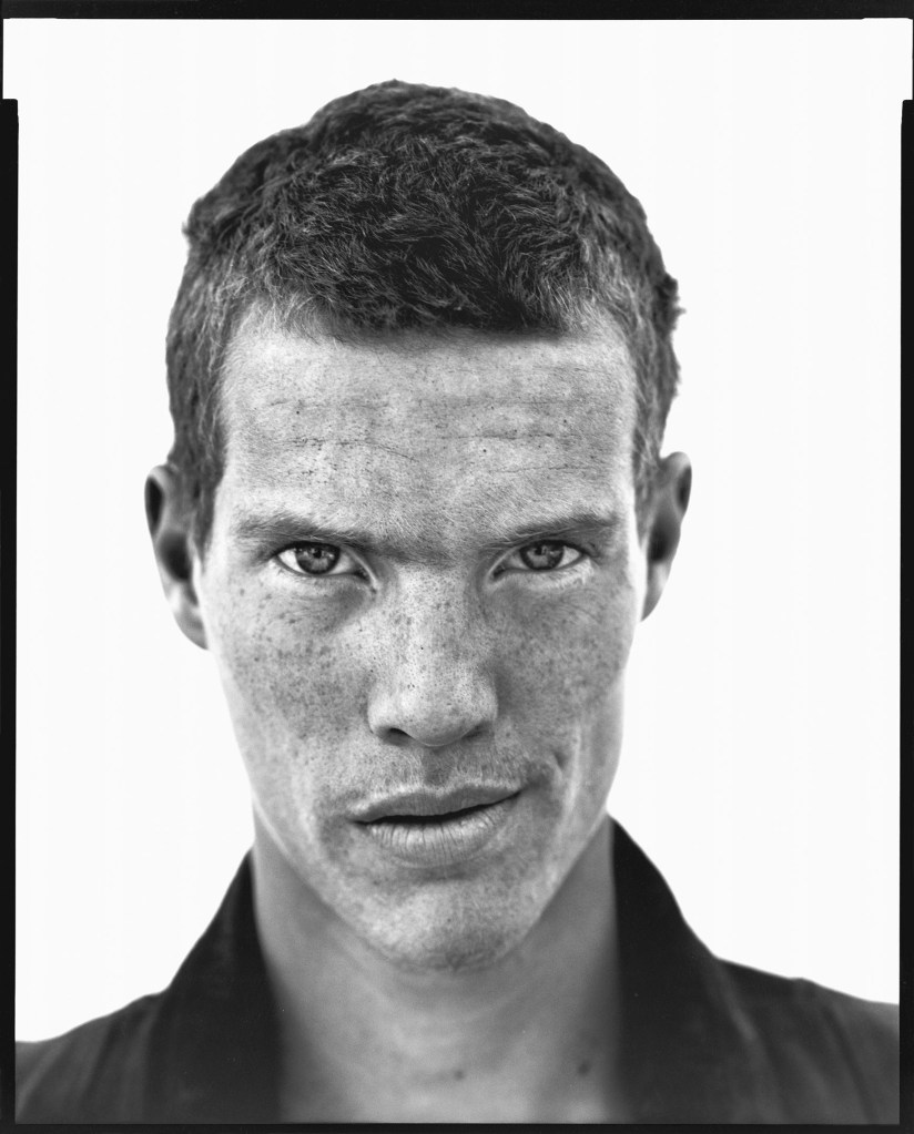 Robert Dixon, meat packer, Aurora, Colorado, June 15, 1983 by Richard Avedon