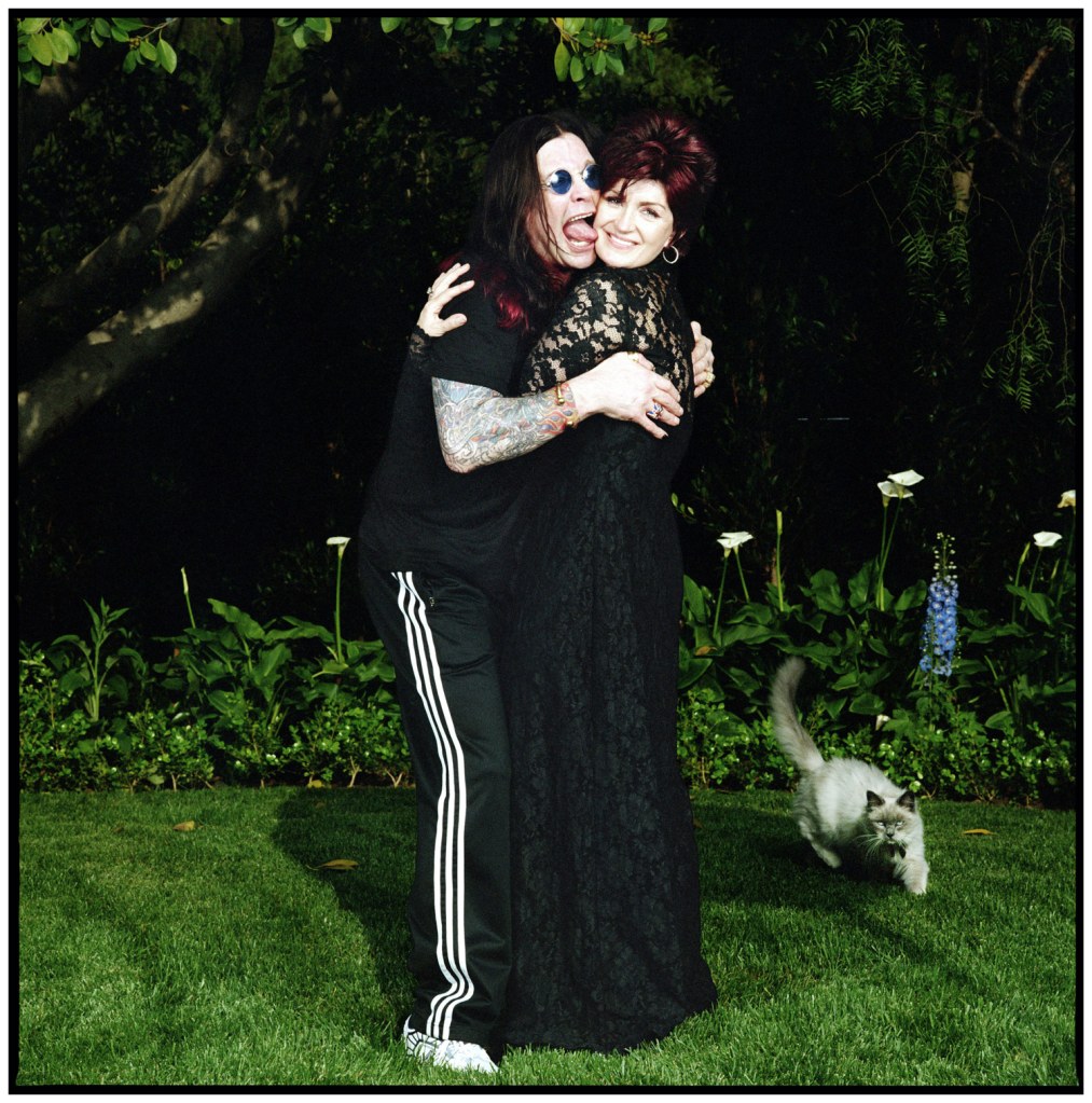Ozzy and Sharon Osbourne. Photo Steve Read