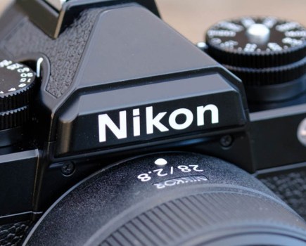 Nikon logo from Nikon Zf. Image: AW