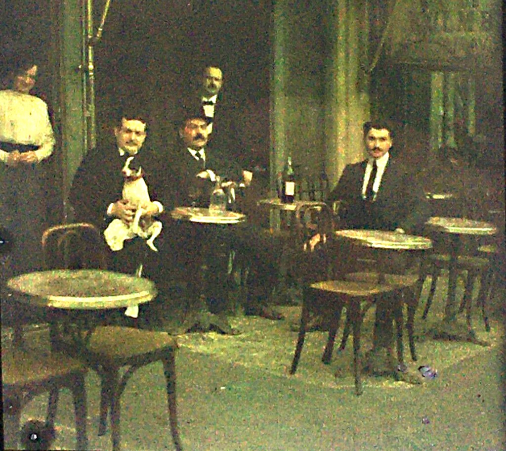 A rare Dioptichrome, whose technology led the way to Dufaycolor, the first popular colour film