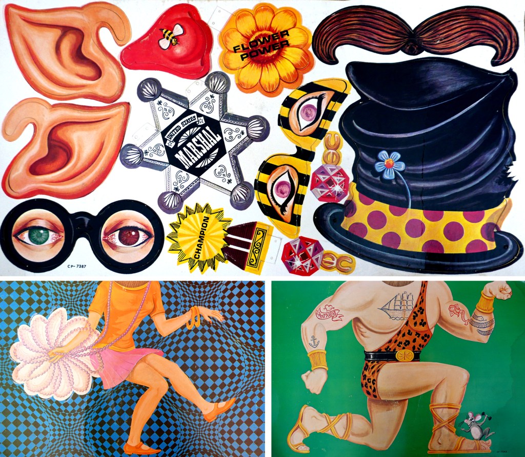 The bodies and disguises that children could use back in the 1960s – even rarer today than the camera