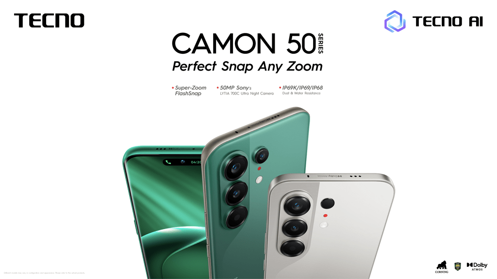 TECNON CAMON 50 Series