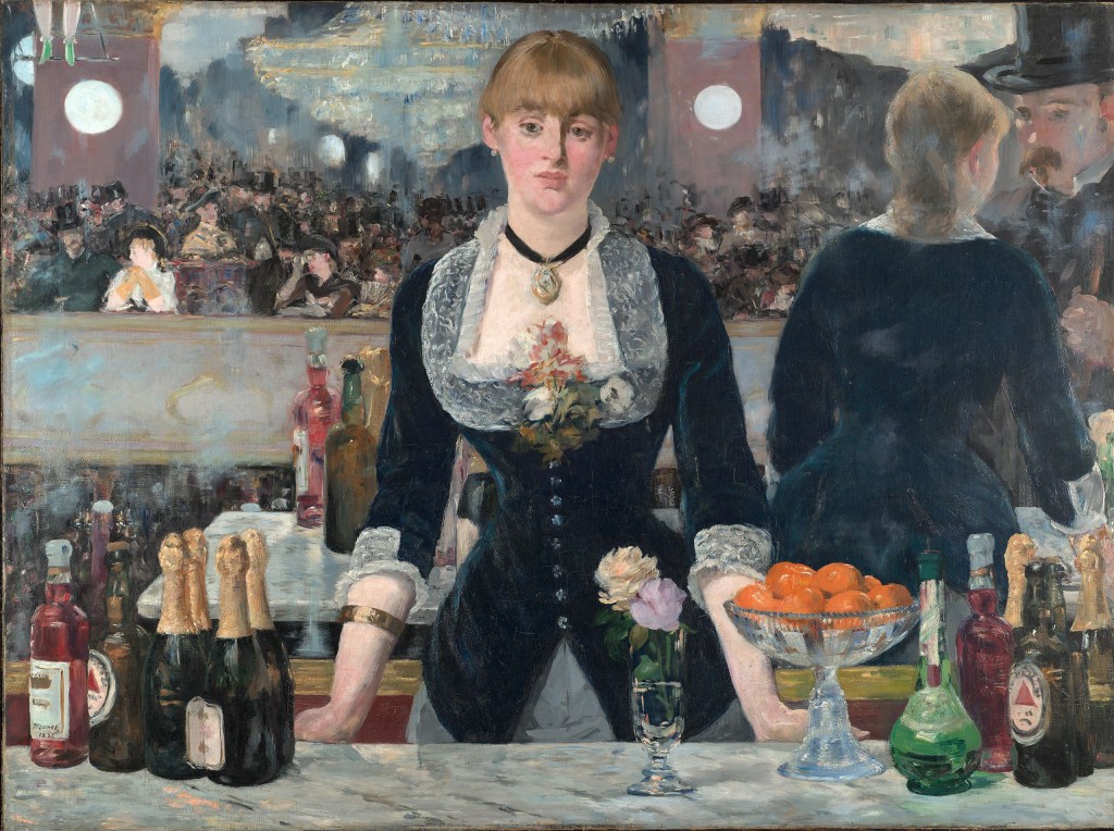 A Bar at the Folies-Bergère by Pierre-Auguste Renoir