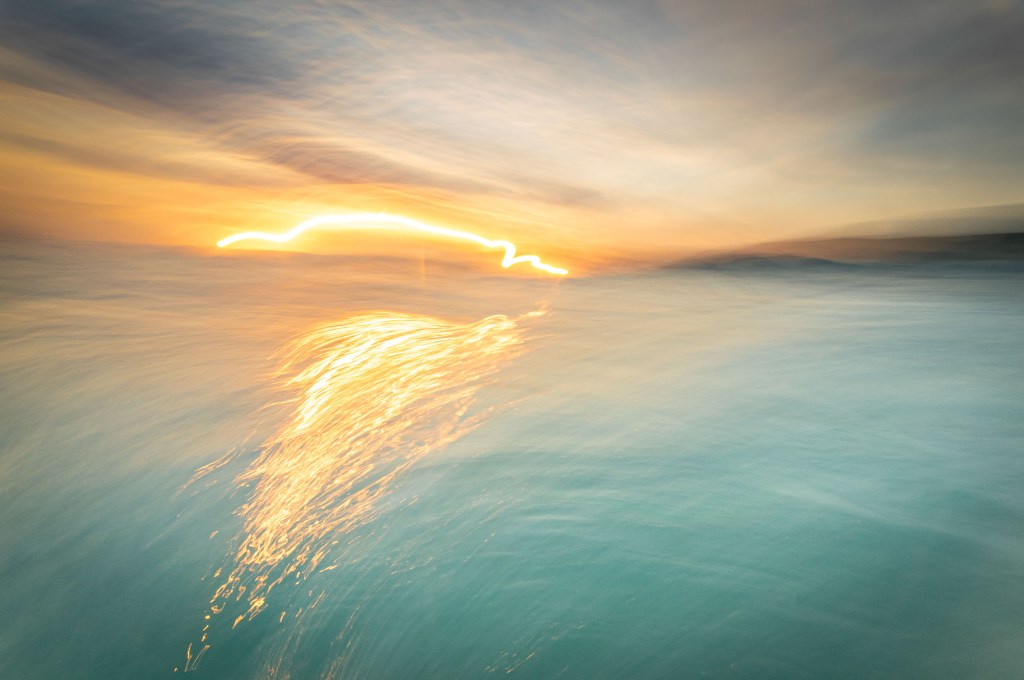 Bill uses exposure duration to control the amount of detail visible in the surface of the water, with shorter shutter speeds revealing texture