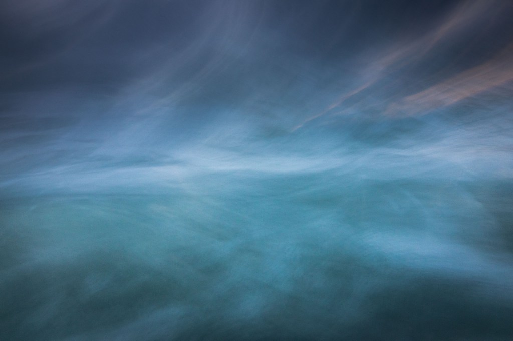 Bill’s images make use of light and colour contrasts, rather than capturing a literal view of each location
