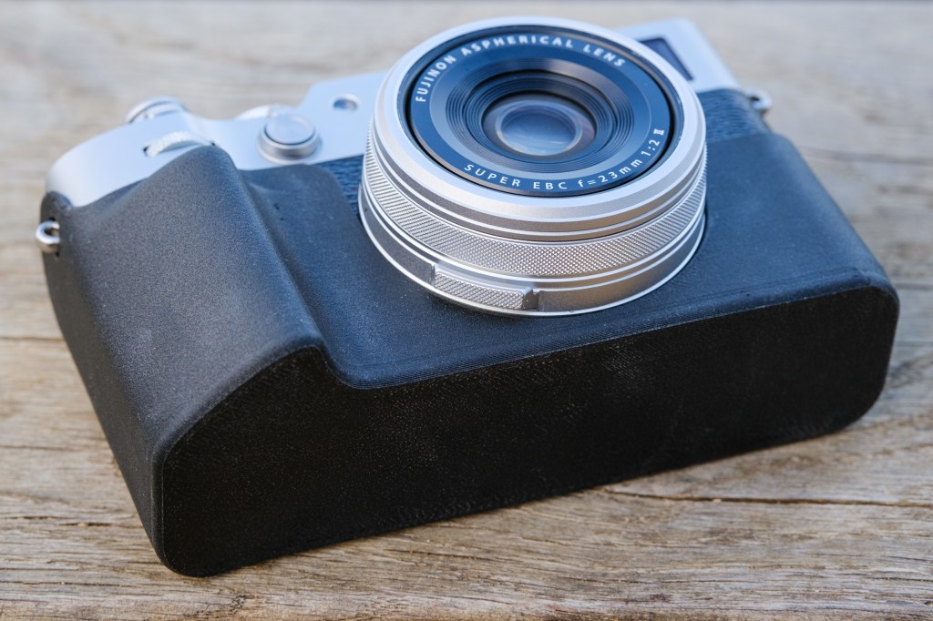 Akara Labs Slim Skin Case for the Fuijfilm X100VI from underneath