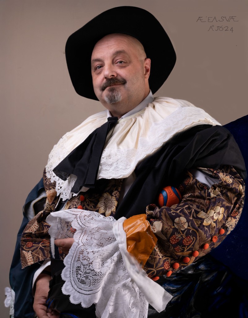 Laughing Cavalier by Frans Hals - Recreated