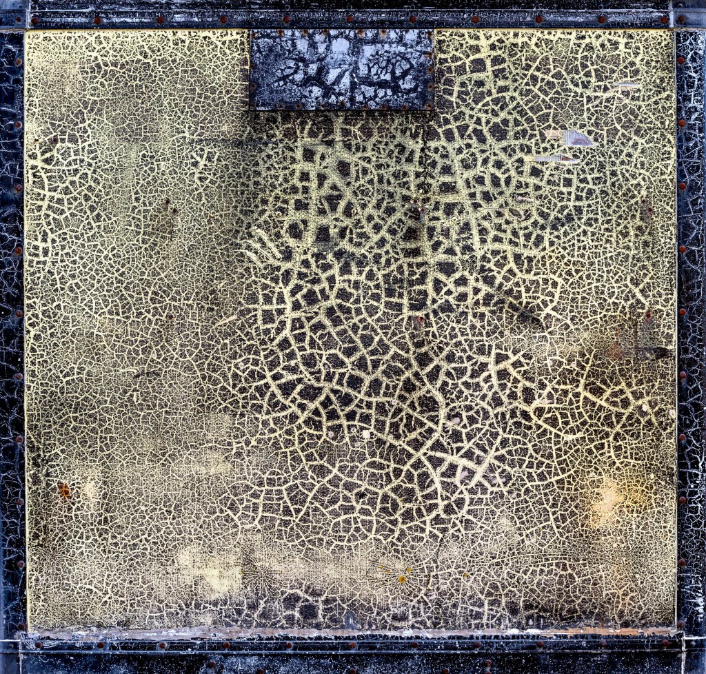 macro photo of abstract patterns of the dilapidated paintwork
