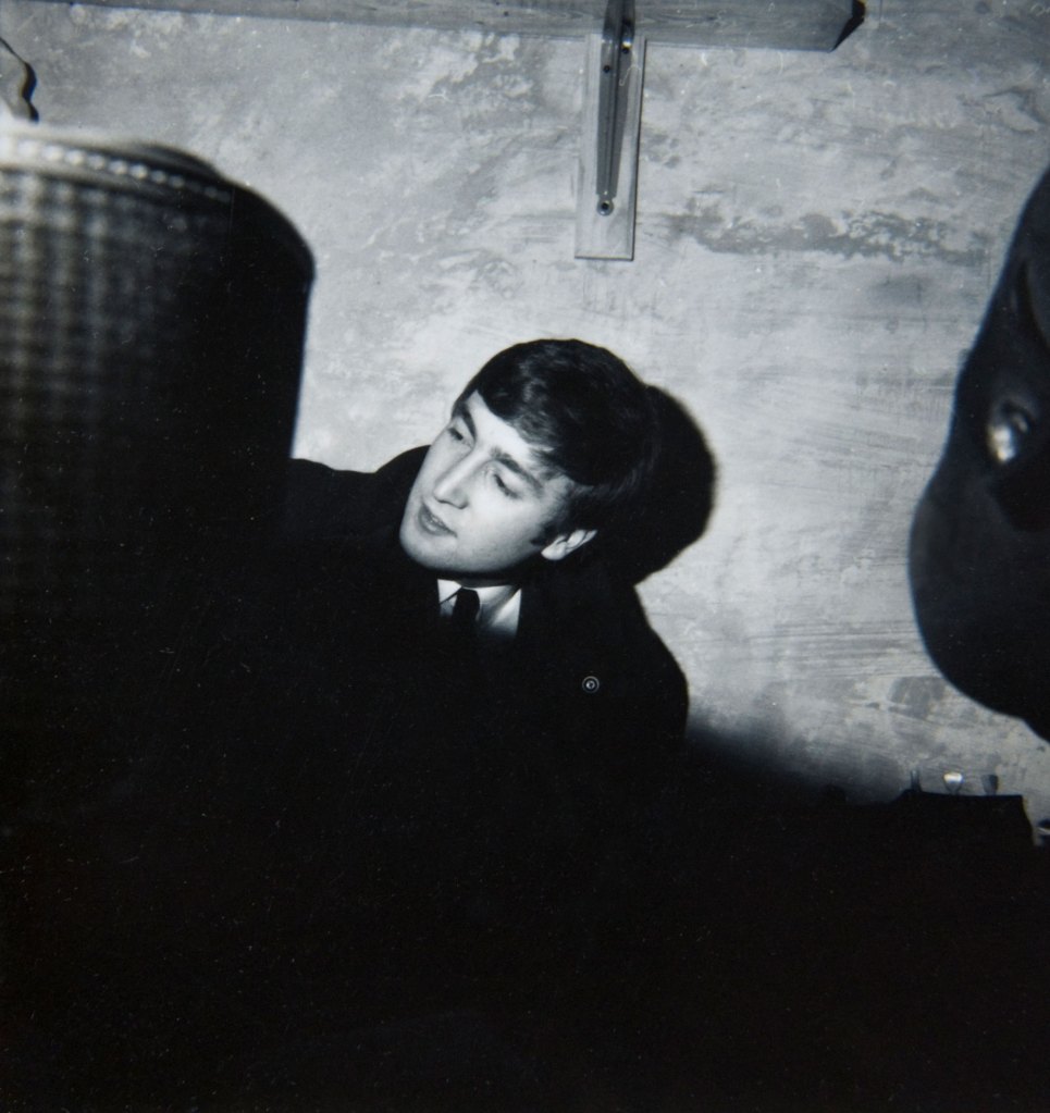John Lennon backstage at the Assembly Hall, Mold, 24 January 1963. © Mike McCartney
