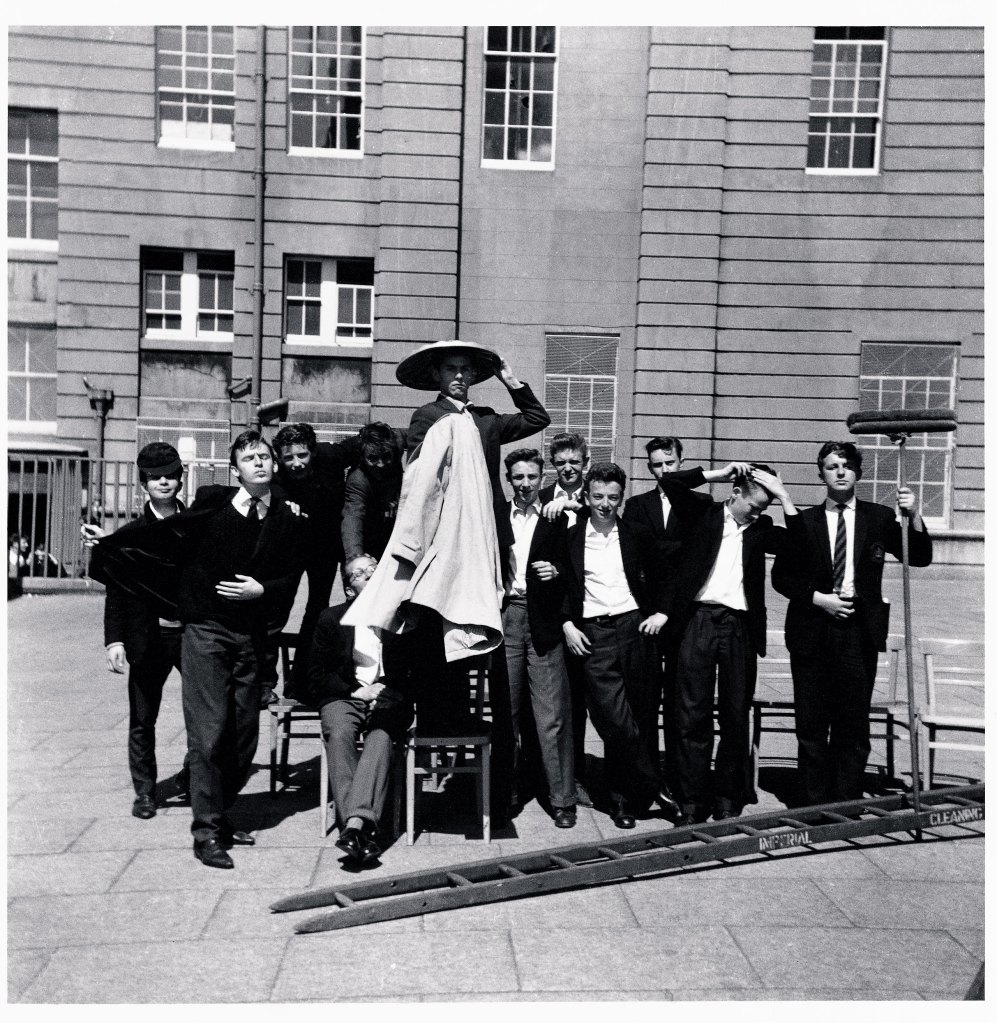 Liverpool Institute High School, Summer 1961. Mike McCartney is second from left. © Mike McCartney