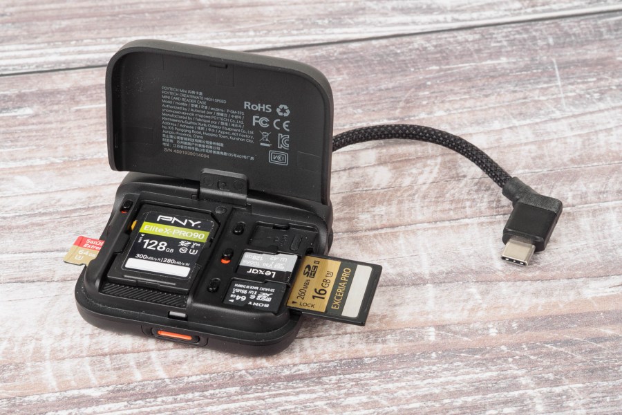 PGYTech CreateMate High-Speed Mini Card Reader Case