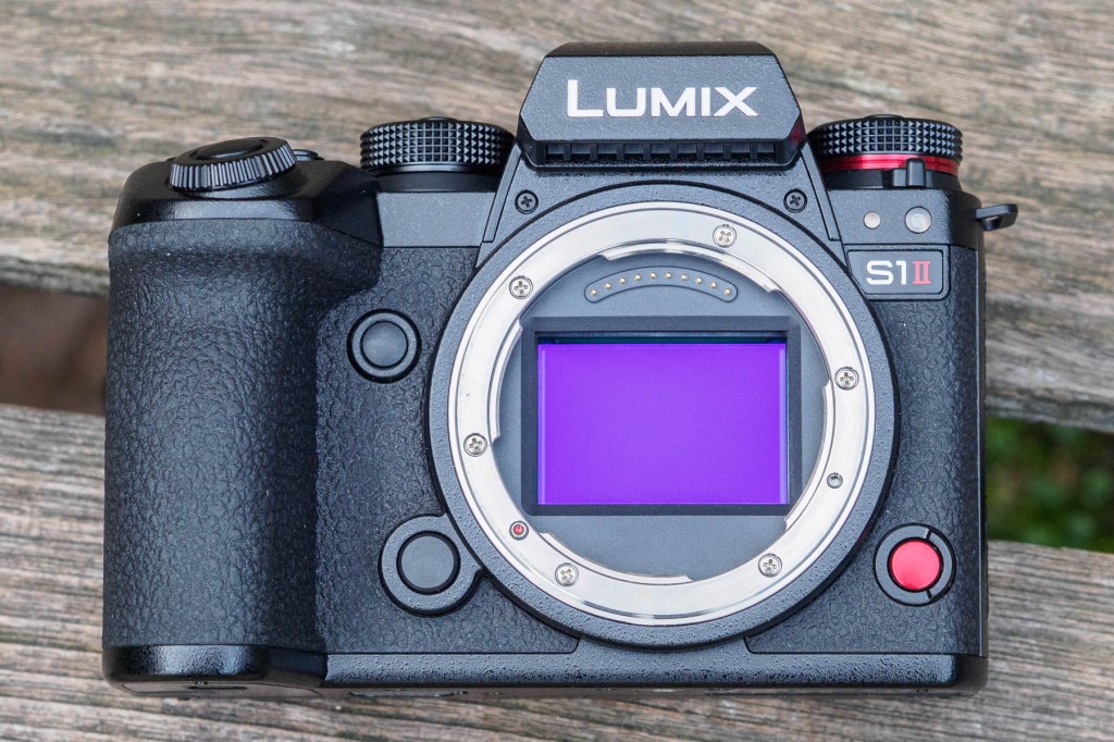 Panasonic Lumix S1II 24MP partially-stacked CMOS sensor