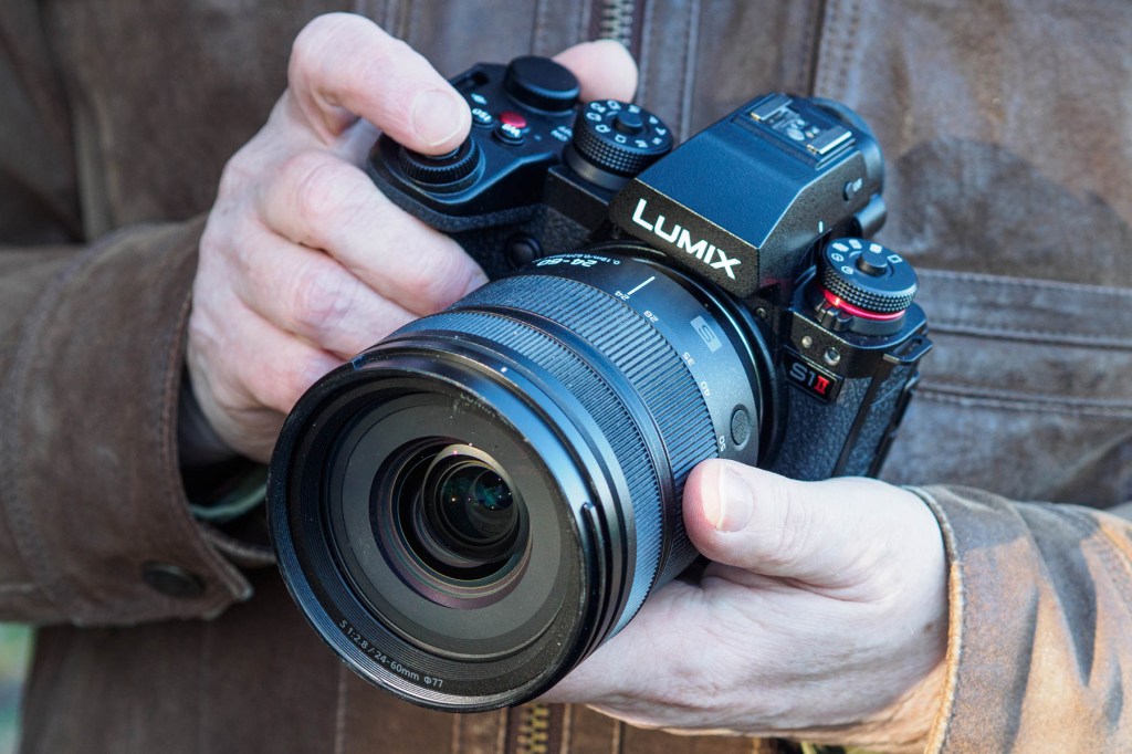 Panasonic Lumix S1II in-hand