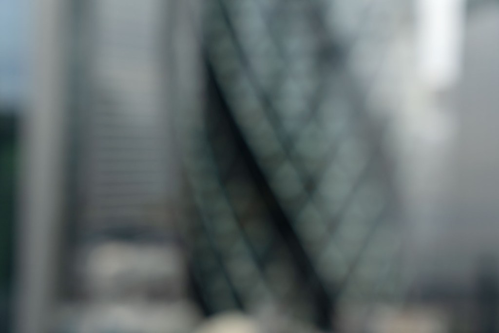A blurry image that shows the view from The Garden at 120