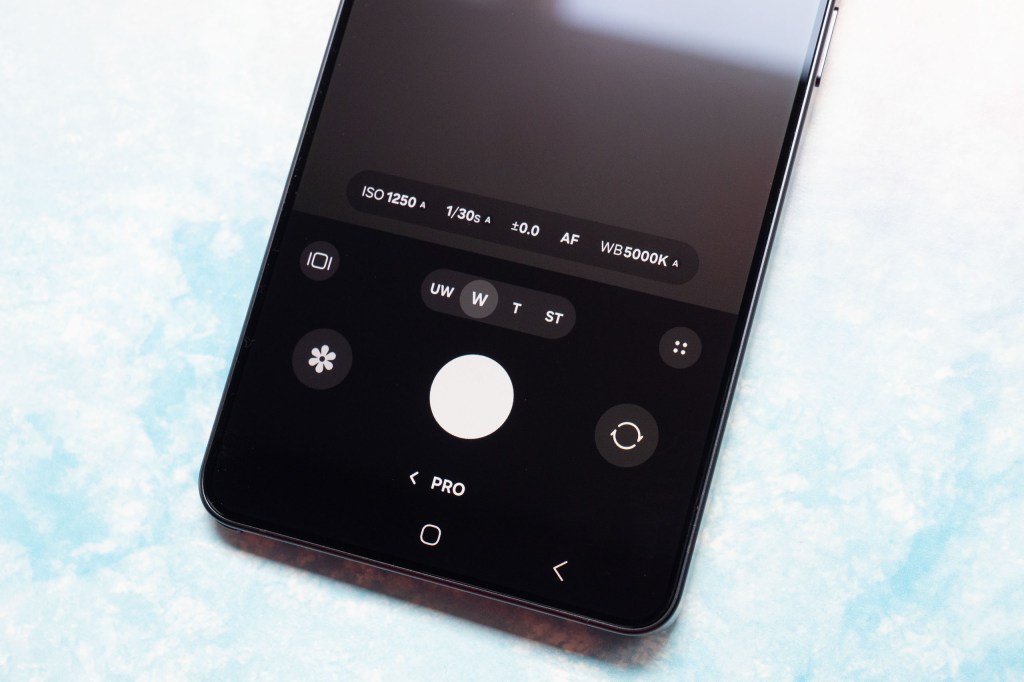 The Pro mode of the Samsung Galaxy S26 Ultra