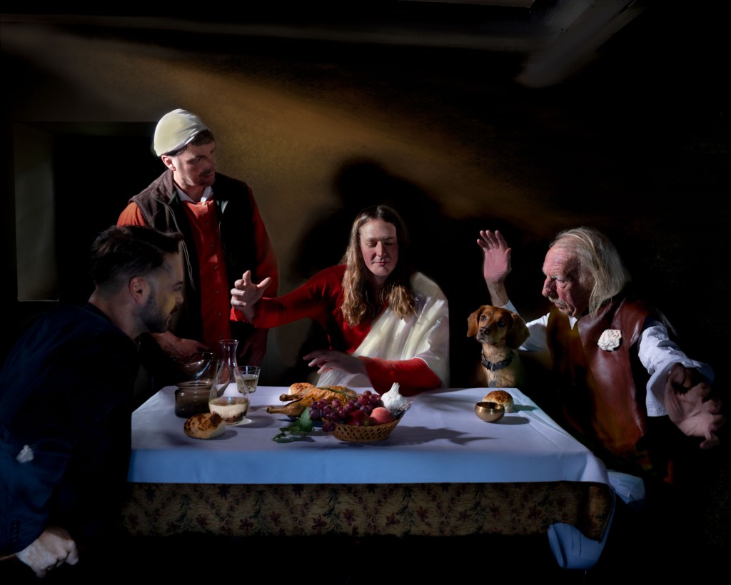The Supper at Emmaus by Caravaggio - Recreated