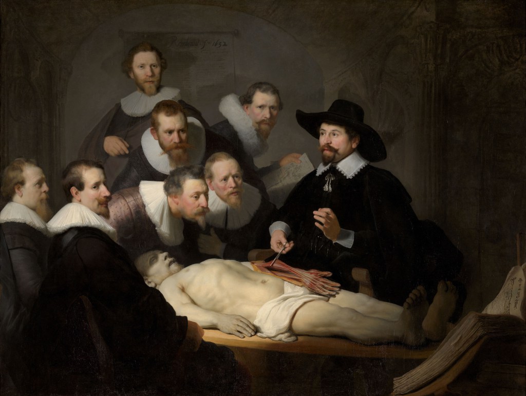The Anatomy Lesson of Dr. Nicholaes Tulp by Rembrandt
