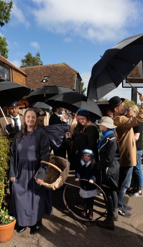 The Umbrellas by Pierre-Auguste Renoir - Recreated