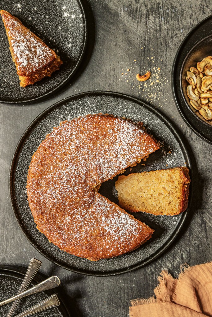 Vegan Bolo Polana Cashew Nut Cake 