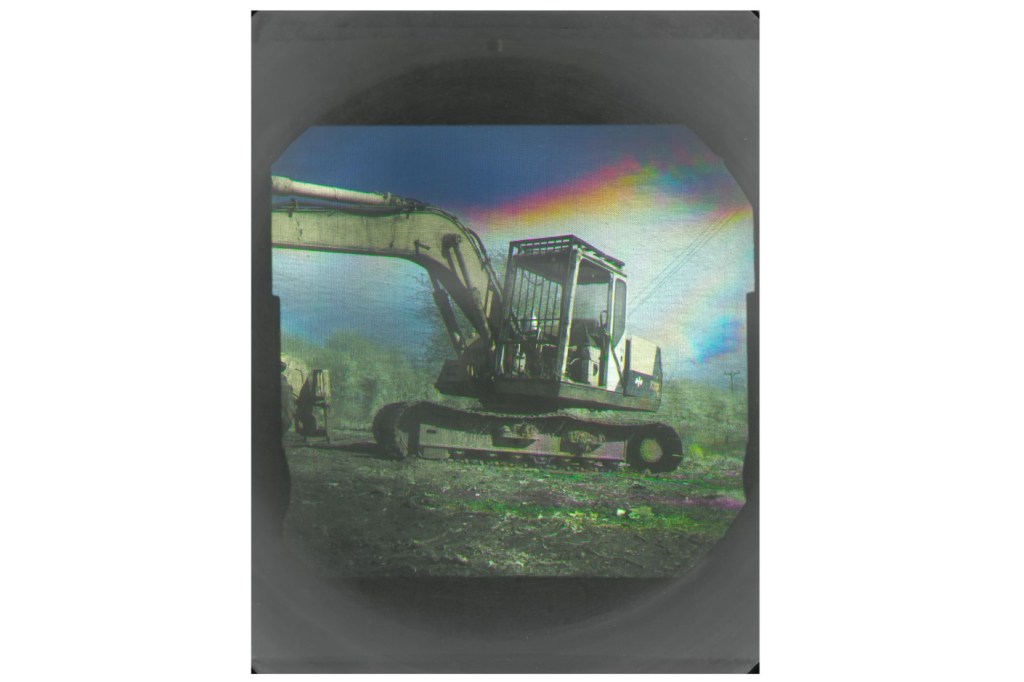 The camera takes black and white photos, but by using colour filters can be used to make colour images. Image: YouTube