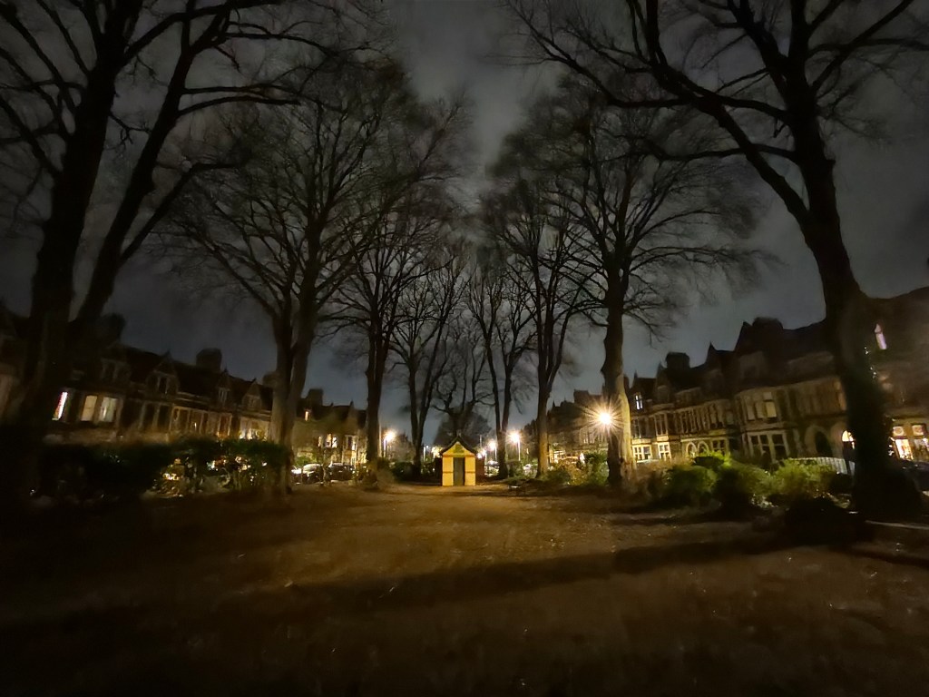 A night landscape taken with the Vivo V70 smartphone