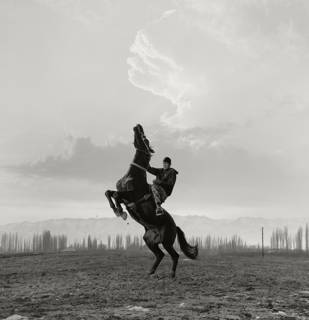 Marengo was the name of Napoleon’s horse, as depicted in the 19th century painting Napoleon Crossing the Alps. Buzkashi matches can be reminiscent of the battle paintings of that period, as a seething morass of fighting players and horses kick up clouds of dust and visceral noise.
