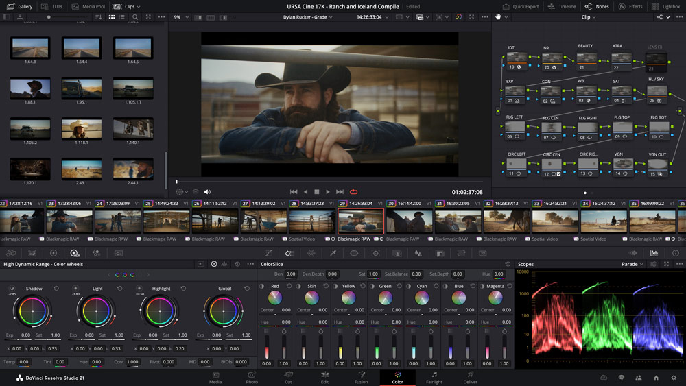 Da Vinci Resolve photo editing