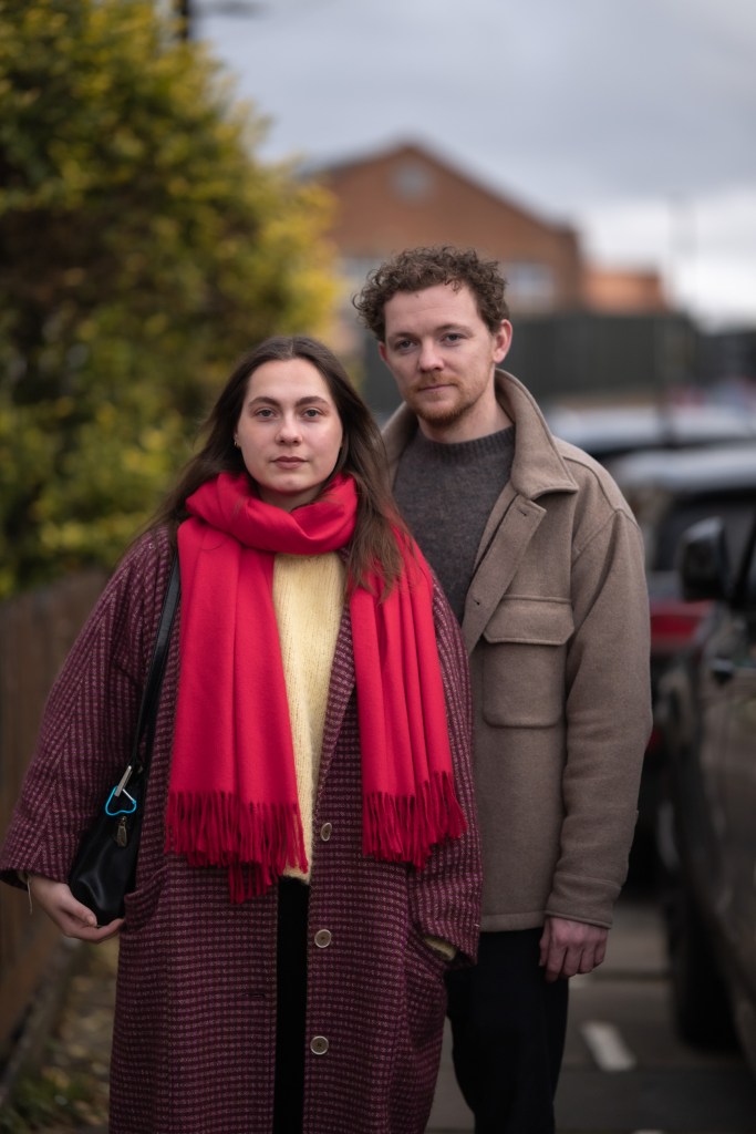 Portrait of two people