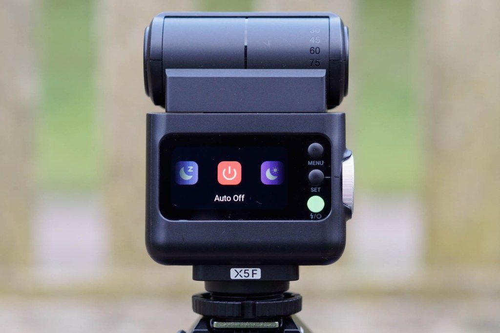 Godox iT32 settings menu