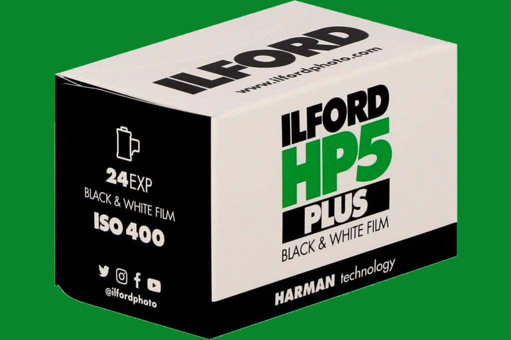 Ilford HP5 PLus 400 box shot