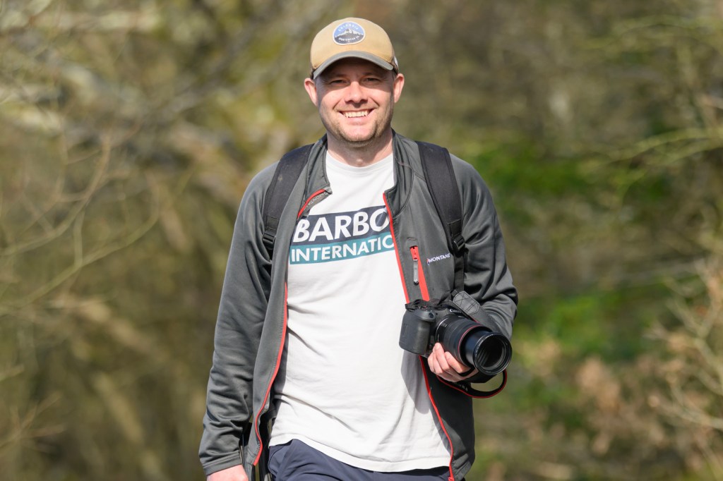 Matty Graham with the Canon EOS R5 II