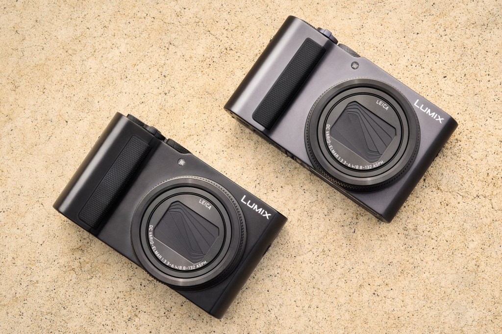 Panasonic Lumix TZ300 in silver and black.