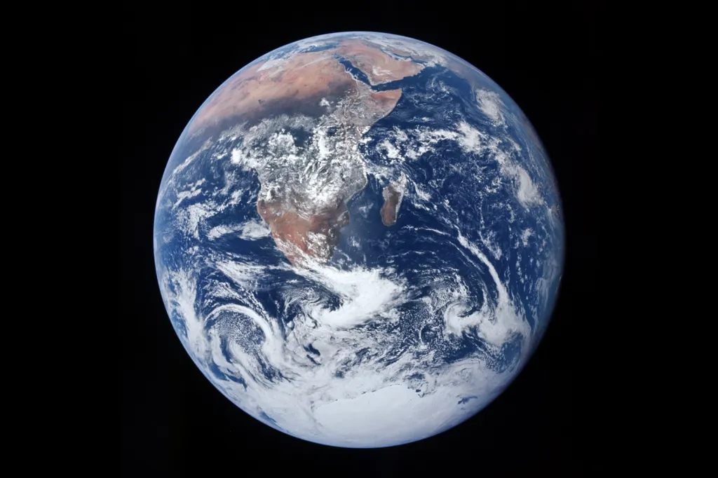The Blue Marble, from Apollo 17 in 1972