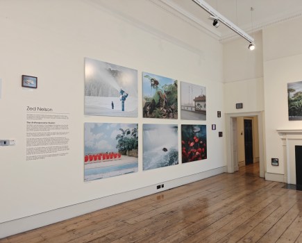 exhibition of zed nelseon photos at somerset house